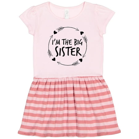 

Inktastic I m the Sister Gift Toddler Girl Dress