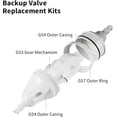 thumbnail image 5 of Upgraded G52 Backup Valve Replacement for Polaris Pool Cleaner Parts,Compatible with Zodiac Polaris 180 280 380 480 3900 Pool Cleaners (1, White), 5 of 7