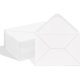 thumbnail image 1 of Sobres, paquete de 200 sobres blancos, adecuados para fotos, tarjetas, bodas, invitaciones, anuncios, regalos (blanco) (200), 1 of 4