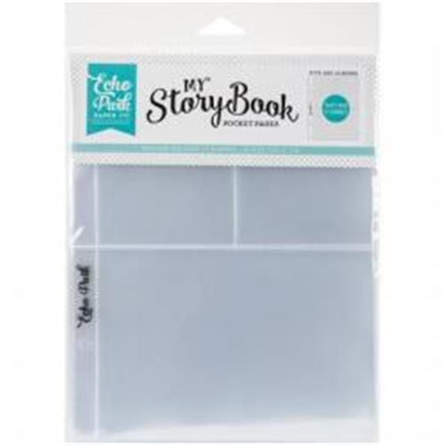 3"X4" Pockets Sn@p SS2004 4 Pocket Pages For 6"X8" Binders 10/Pkg- 