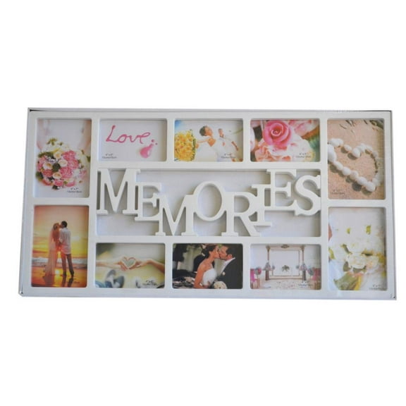 White Multi Photoframe Frames Memories Picture Wall Decor Photo Frame Gift