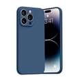 thumbnail image 1 of PANDACO Étui Coquille Souple Mat Bleu Marine pour iPhone 14 Pro Max, 1 of 5
