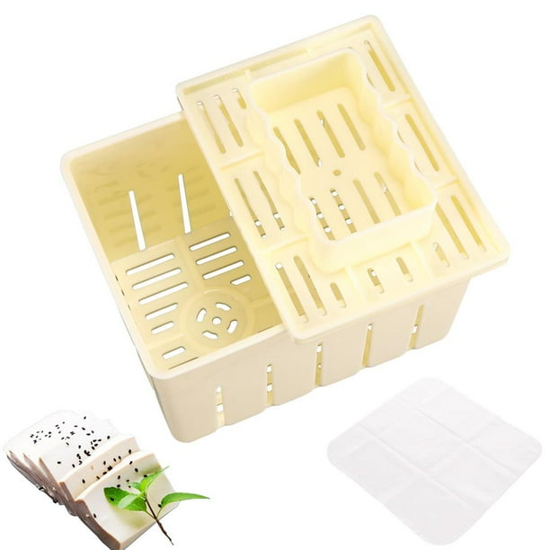 Juego De Moldes De Prensa Para Hacer Tofu De Plástico Casero Diy, Juego De Herramientas Para Hacer Tofu, Molde De Prensado De Soja Con Tela De Queso, 1 Ud. Speravity HA018492-00