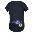 thumbnail image 2 of Maternity Peeking Captain Baby Funny Pregnancy Announcement Pregnant T shirt, 2 of 9
