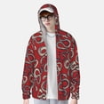 thumbnail image 2 of Balery Snake Sudadera ligera de manga larga con capucha y protección solar UPF 50+ para hombre y mujer, ideal para pesca y running-X-Large, 2 of 7
