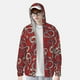 thumbnail image 2 of Fotbe Snake Chaqueta con Protección Solar UPF 50+ para Hombre y Mujer, Camisa con Capucha y Bolsillos-Small, 2 of 7
