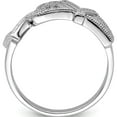 thumbnail image 2 of Sterling Silver Brilliant Embers Rhodium-Plated Cz Polished Love Ring (Size 7) Made In Indonesia qmp1135-7, 2 of 5