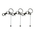 thumbnail image 4 of lionlar 3 Pieces Beadable Keychain Bar Beads Key for Jewelry Making DIY Pendant dark grey, 4 of 9