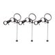 thumbnail image 4 of 3 llaveros de perlas, llaveros de perlas de barra, llaveros de perlas para colgante, bricolaje para gris oscuro, 4 of 9