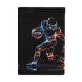 thumbnail image 3 of Chririnla Football Player Trifold Wallet with Polyester Material, Slim Lightweight Kids Wallet for Boys Travel and Outdoor Daily Use, 3 of 7