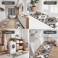 thumbnail image 5 of Brown Geometric Triangle Diamond Pattern Kitchen Rugs Sets Of 3,Kitchen Runner Rugs Non Skid Washable,Decorative Kitchen Floor Mats for Kitchen,Sink,Laundry,17"x30"+ 17"x47" + 17"x59", 5 of 6