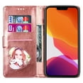 thumbnail image 4 of Fashion Zipper Flip Wallet Glitter Leather Phone Case For iPhone 17 Pro Max 17Air 16E 15 Plus 14 13 Mini 12/12Pro 11 16Promax 15pro Card Slots Protective Cover, 4 of 6
