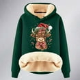 thumbnail image 5 of Christmas Heavyweight Hoodies for Women 2025 Long Sleeve Highland Cow Western Country Hooded Sweatshirt Pullover Tops, 5 of 6