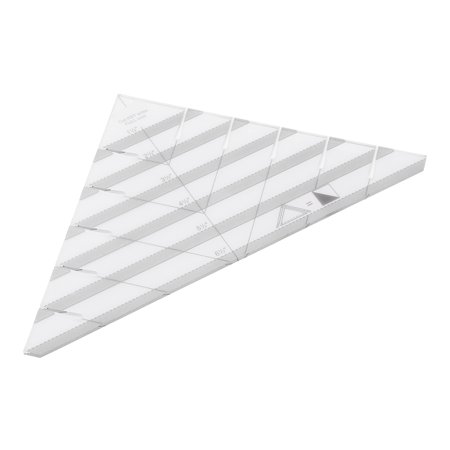 Mgaxyff Acrylic Triangular Ruler,Strip Tube Rulers For Quilters,Strip ...