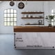 thumbnail image 4 of 1pc 23.6"x78.7" Glossy Marble Paper Granite Grey/White Roll Kitchen Countertop Cabinet Furniture Refurbishment Thick Wallpaper PVC Easy Removable Wall Decor, 4 of 5