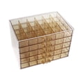 thumbnail image 4 of Acrylic Jewelry Storage Box Holder Earring Rings Necklaces Storage Box Removable Transparent Drawer Nail Glitter Rhinestone Accessories Case clear brown, 4 of 7