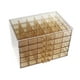 thumbnail image 4 of Caja de almacenamiento de joyas de acrílico con purpurina y diamantes de imitación para decoración de uñas, 120 unidades marrón claro, 4 of 7