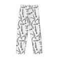 thumbnail image 4 of Kdxio Lavender Flowers Print Men's Sleep Pajama Pant Lounge Pants with Pockets, 4 of 8