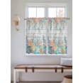 thumbnail image 2 of Summer Coastal Living Room Curtains 2 Panel, Nautical Sea Coral Shell Starfish Wood Gray Cafe Window Treatment, Farmhouse Bedroom Bathroom Kitchen Curtains Drapes 104"x45", 2 of 6