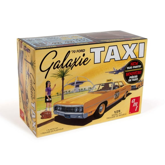 AMT 1970 Ford Galaxie Taxi AMT1243M Plastics Car/Truck 1/24-1/25
