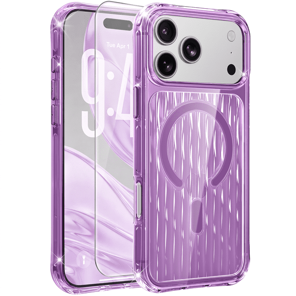 For Apple iPhone 17 Pro Max, Magnetic Phone Case with 18 Pro Max , Gift Box Pack with Tempered Glass Screen Protector