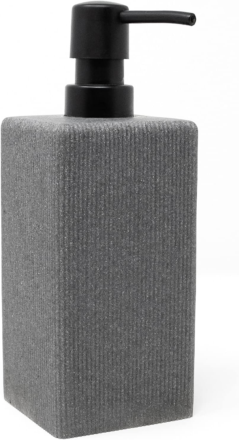 Kitchen Soap Dispenser Set of 3-3 Pack of Stone Kitchen Soap Dispenser with No-Leak Pump