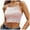 Pink, variant on RMGVDSD Trendy Womens Summer Tops Lace Bralette For Women High Neck Camisoles Racerback Double-Layered Crop Top Spaghetti Strap Tank Tops Trendy Work Shirts