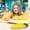 H, variant on Fruit & Vegetable Shaped Silicone Pencil Pouch, Cute Zippered Pencil Case Portable Stationery Pouch Organizer for Office & Daily Supplies