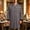 Gray, variant on Men's Lab Coat Long Sleeve Multi Pocket Medical Coat with Button Wrinkle Resistant Professional for Doctor Nurse Scientist Wine-A