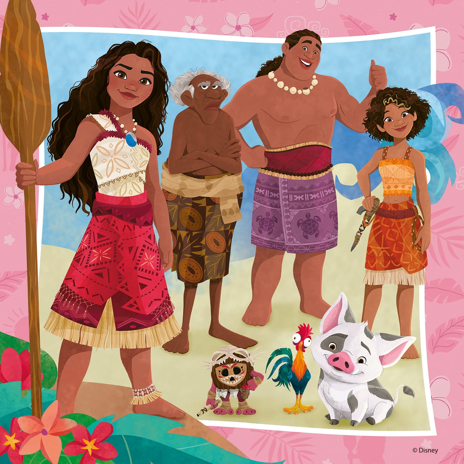 Ravensburger Disney Moana 2 Off to new Adventures 3x49-Piece Jigsaw Puzzle