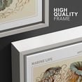 thumbnail image 4 of wall26 Framed Canvas Print Wall Art Set Vintage Retro Jellyfish Coral Reef Posters Nature Animals Illustrations Realism Rustic Landscape Colorful for Living Room, Bedroom, Office - 16"x24"x, 4 of 5
