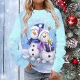 thumbnail image 2 of Sudaderas Con Capucha de Navidad Para Mujer Moda Casual Manga Larga Impreso Tops Blusa Odeerbi  ODB190606, 2 of 6