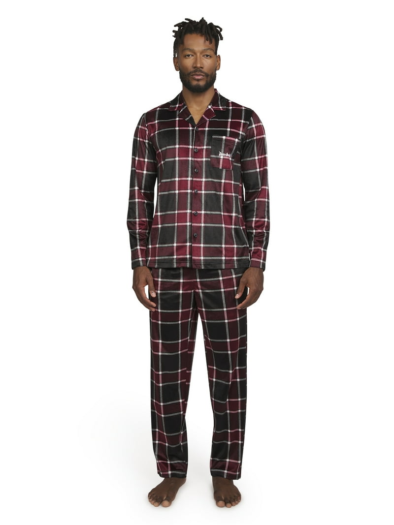 Dogg Supply by Snoop Dogg Men's 2-Piece Long Sleeve Microfleece