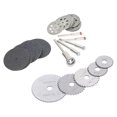 thumbnail image 1 of Cutting Disc Kit, HSS Saw Blades Replacement 30Pcs Professional Cutting Wheels Combination With 5 Handles For Grinder For Metal, 1 of 8