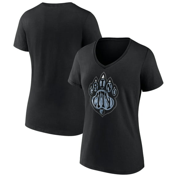 Women's Black Memphis Grizzlies Team Pride V-Neck T-Shirt