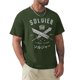 thumbnail image 1 of Camiseta negra de soldado REMAKE para hombre camisetas gráficas ropa estética Camiseta de algodón para hombre, 1 of 8