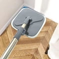 thumbnail image 4 of RKZDSR Sewage Separation Mop: Spin Mop And Bucket With Wringer Set, Support Self Separation Sewage And Clean Water, Telescopic Stainless-Steel Mop Cleaning Bucket Mop For Floors Kitchen, 4 of 9