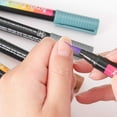 thumbnail image 3 of 12Colors Soft Headed Acrylic Marker Pen Safe and Quick Drying Pet Nail Art Graffiti DIY Water-based Watercolor Pen, 3 of 8