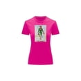 thumbnail image 2 of Playera Blusa Loteria La Dama Fiestas Patrias Mexico Septiembre Independencia Color Fucsia Talla Chica Marca Emil SaEs, 2 of 4