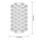 thumbnail image 5 of Cateissary Molde de hielo Silicona DIY Pudín Jelly Cube Bandeja 37 Rejillas Panal Hielo Type5 NO5, 5 of 6