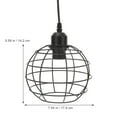thumbnail image 2 of HONMEET Ceiling Light Lantern Pendant Iron Black Lighting 1Pack For Home, 2 of 7