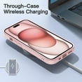 thumbnail image 5 of JETech Matte Case for iPhone 15 6.1-Inch, Shockproof Military Grade Drop Protection, Frosted Translucent Back Phone Cover, Anti-Fingerprint (Pink), 5 of 5