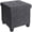 Dark Gray, variant on Ornavo Home 15 Inch Folding Storage Ottoman with Storage, Square Cube Linen Small Storage Ottoman Foot Rest Stool with Legs