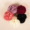 thumbnail image 4 of Jaw Clips Alloy Acrylic Resin Roses Flowers Hair Clips Hair Claws Women Headwear PINK, 4 of 8