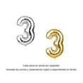thumbnail image 1 of Globo Way to Celebrate No.3 Varios Colores 1 Pieza, 1 of 4