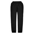 thumbnail image 4 of Htigea Clearance Girls Sweatpants Kids Drawstring Joggers Athletic Pants with Pockets for Teen Girls under 10 Black,7 Years, 4 of 6