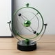thumbnail image 1 of Bola de péndulo de Newton, Bola de equilibrio giratoria, movimiento perpetuo, juguete de péndulo de ciencia física, vaso de física, artesanía, decoración del hogar, 1 of 3