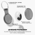 thumbnail image 3 of WILLED 2 Pack Airtag Holder Keychain, 360° Full-Body TPU Protective Case, Waterproof Lightweight Cover Compatible with Apple AirTags, Durable Apple Tag Holder for Keys Bags Pets Valuables, 3 of 6