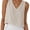Beige, variant on Womens V Neck Sleeveless Linen Tank Top for Spring Summer Casual Daily Wear
