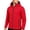 Red, variant on Men's UPF 50+ Hooded Jacket Midweight Waterproof Windbreaker Hiking Jackets Breathable Travel Running Cycling Coats with Zipper Pockets Black XXL